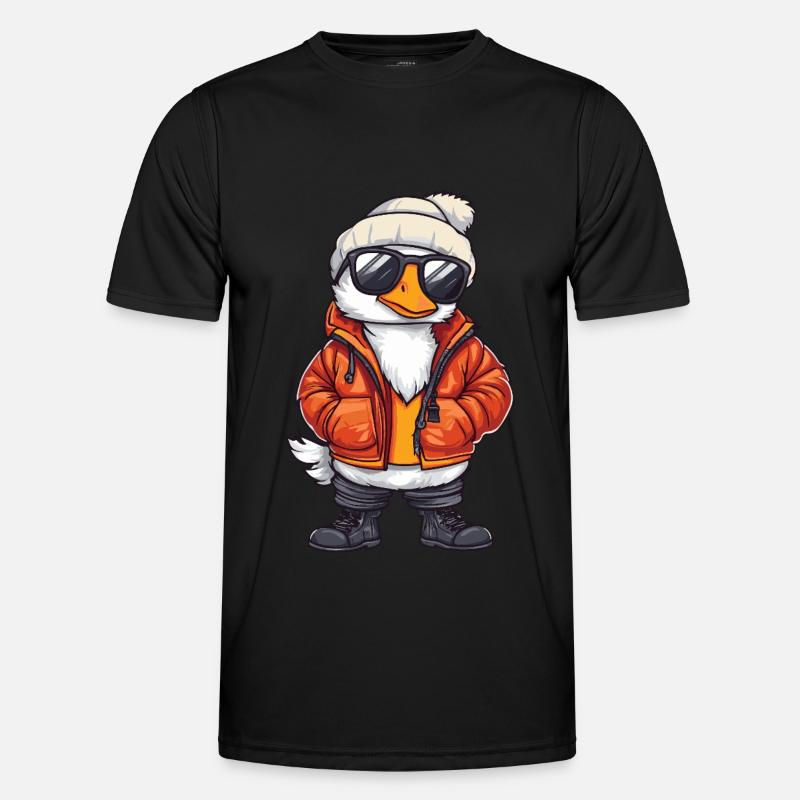 Goose Cool Comic - Men's Functional T-Shirt - black
