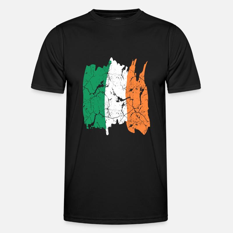 Drapeau de l’Irlande T-shirt sport Homme