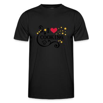 Kochen - Koch Köchin Essen - Männer Funktions-T-Shirt - Schwarz - Vorne - AI Model Male 178 dark (178cm)