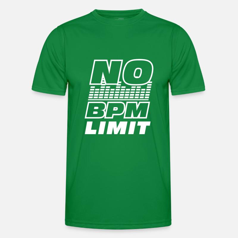 Techno Bass BPM Trance Minimal Gift Men's Functional T-Shirt