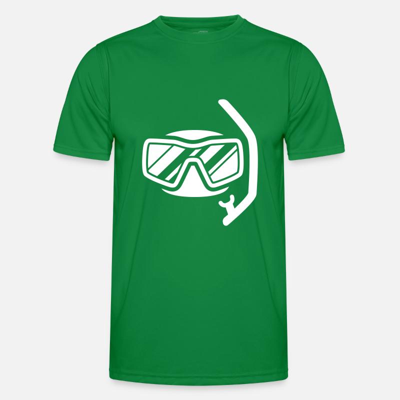 Diving goggles Silhouette Men's Functional T-Shirt