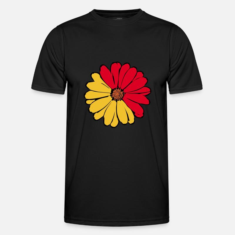 70s Flower Pattern Men's Functional T-Shirt