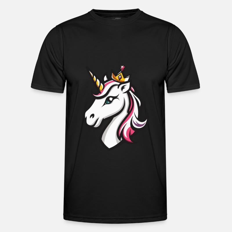 Einhorn Krone Männer Funktions-T-Shirt