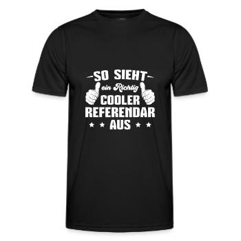 Lehrkraft Lehramt Angehender Lehrer Referendar - Männer Funktions-T-Shirt - Schwarz - Vorne - AI Model Male 178 dark (178cm)