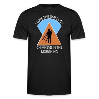 Chimney Sweep Chimney Sweep - Men's Functional T-Shirt - black - Front - AI Model Male 178 dark (178cm)