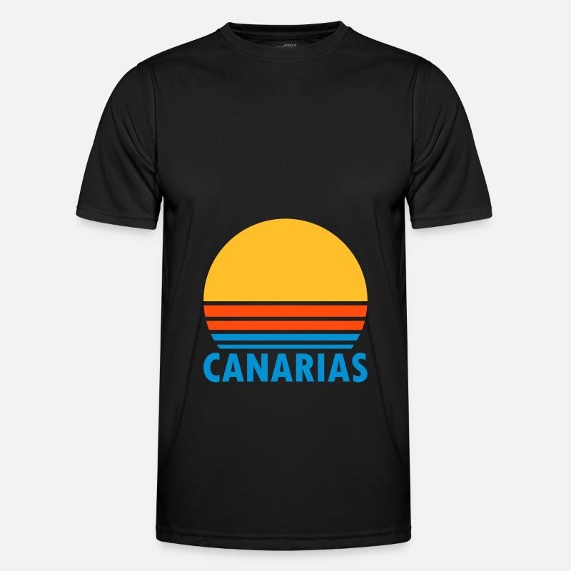 Canarias (geteilte Sonne) Männer Funktions-T-Shirt