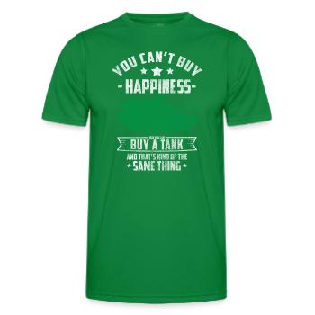 Military Combat Vehicle Armed Forces - Men's Functional T-Shirt - kelly green - Front - AI Model Male 178 dark (178cm)