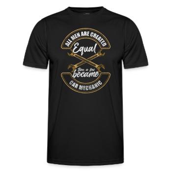 Car Master Tinkerer - Men's Functional T-Shirt - black - Front - AI Model Male 178 dark (178cm)