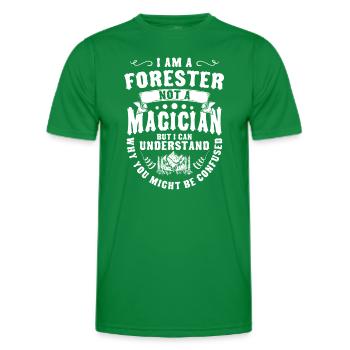 Forestier forestier Forestier travailleur forestier - T-shirt sport Homme - vert - Devant - AI Model Male 178 dark (178cm)