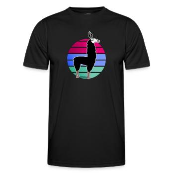 Appelez quatre-vingts - T-shirt sport Homme - noir - Devant - AI Model Male 178 dark (178cm)