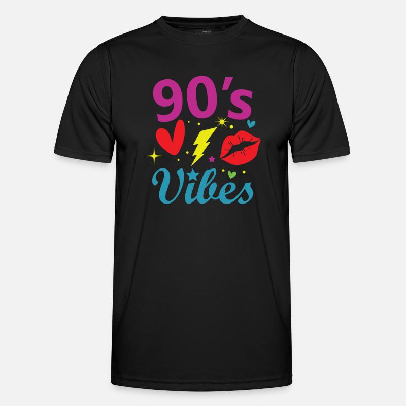 1990s Proverbs 90s Gift Idea - Men's Functional T-Shirt - black