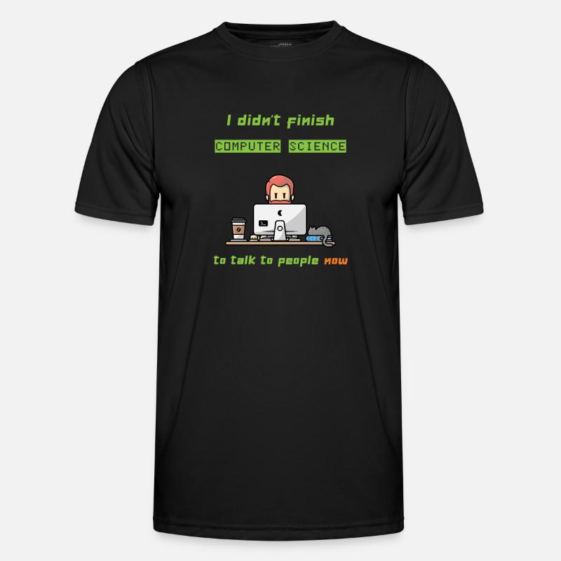 Fachinformatiker, Informatik - Männer Funktions-T-Shirt - Schwarz
