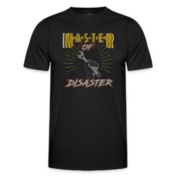 Master of Disaster Craftsman - Männer Funktions-T-Shirt - Schwarz - Vorne - AI Model Male 178 dark (178cm)