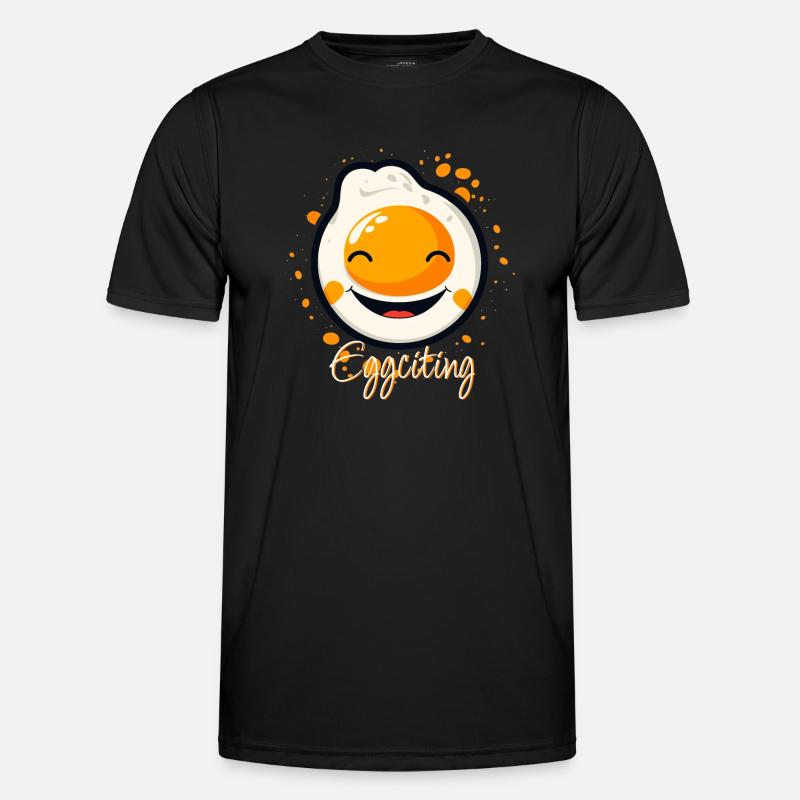 Eggciting - Men's Functional T-Shirt - black