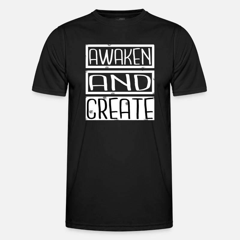 joke creative innovation enlightenment practices - Männer Funktions-T-Shirt - Schwarz