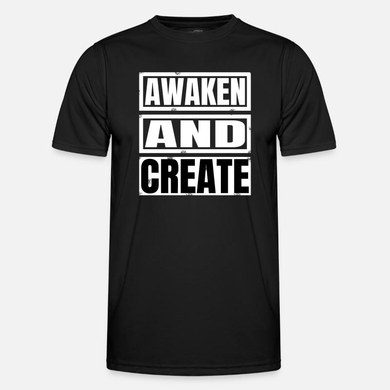 fun innovation quotes technological innovation - Männer Funktions-T-Shirt - Schwarz