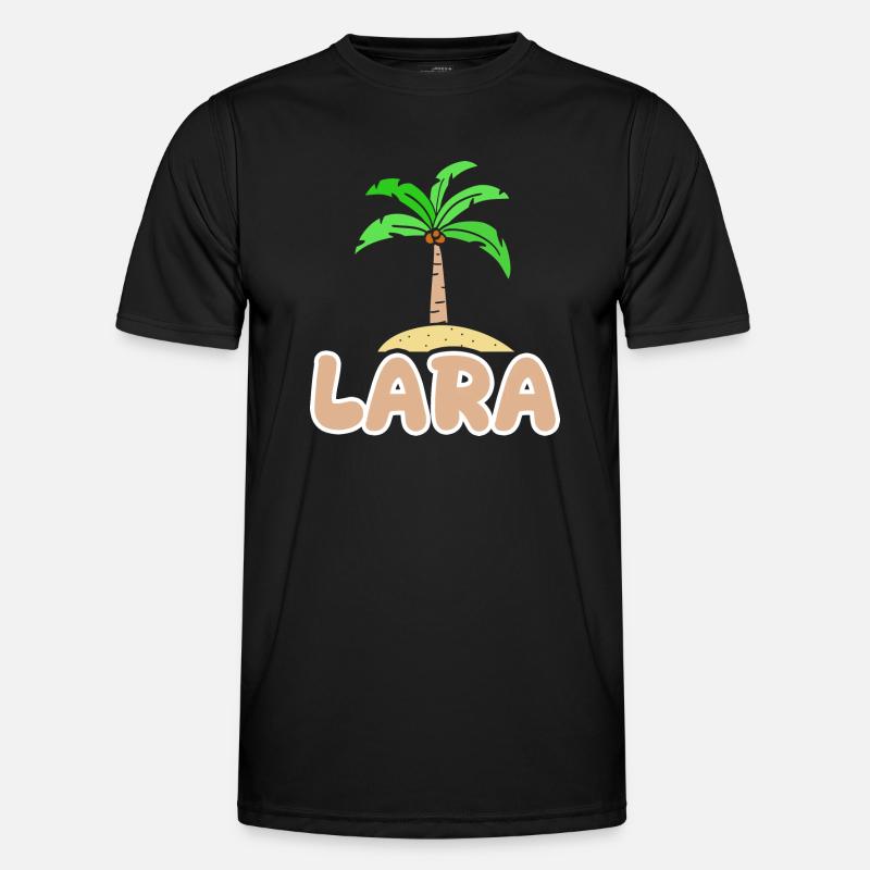 Gift for Lara - Men's Functional T-Shirt - black