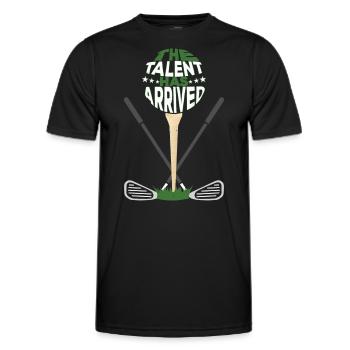 Das Talent ist da - Männer Funktions-T-Shirt - Schwarz - Vorne - AI Model Male 178 dark (178cm)