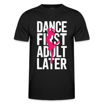 Tanzen Tänzer Tanzen - Männer Funktions-T-Shirt - Schwarz - Vorne - AI Model Male 178 dark (178cm)