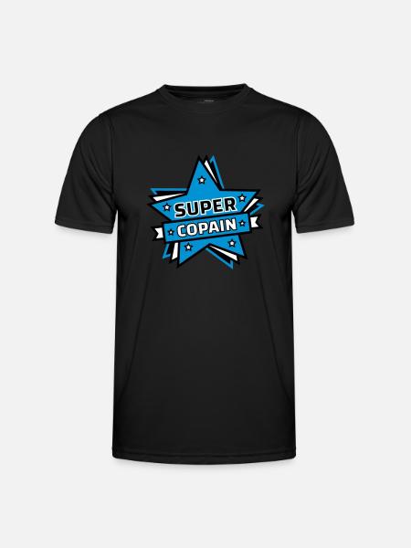 SUPER COPAIN - T-shirt sport Homme - noir