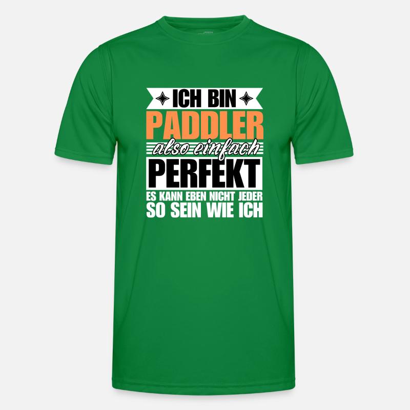 Perfekter Paddler Männer Funktions-T-Shirt