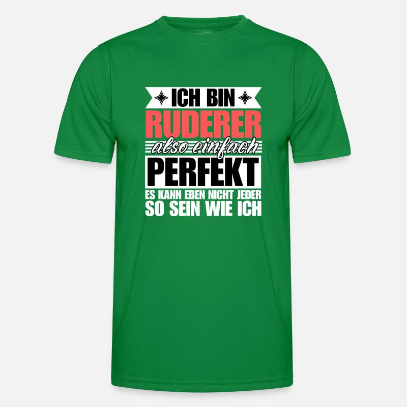 Perfekter Ruderer Männer Funktions-T-Shirt