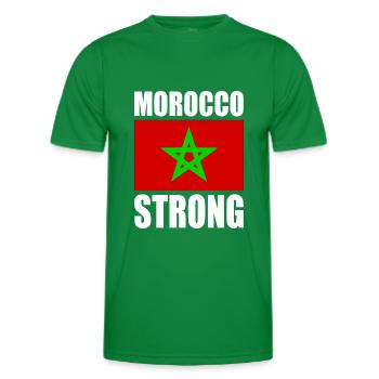 Maroc - T-shirt sport Homme - vert - Devant - AI Model Male 178 dark (178cm)