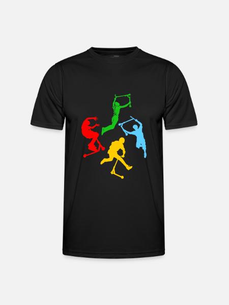 freestyle scooter - Men's Functional T-Shirt - black