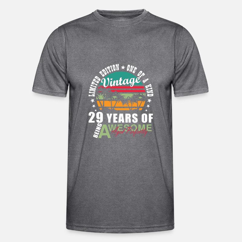 29 Geburtstag Endlich 29 Männer Funktions-T-Shirt