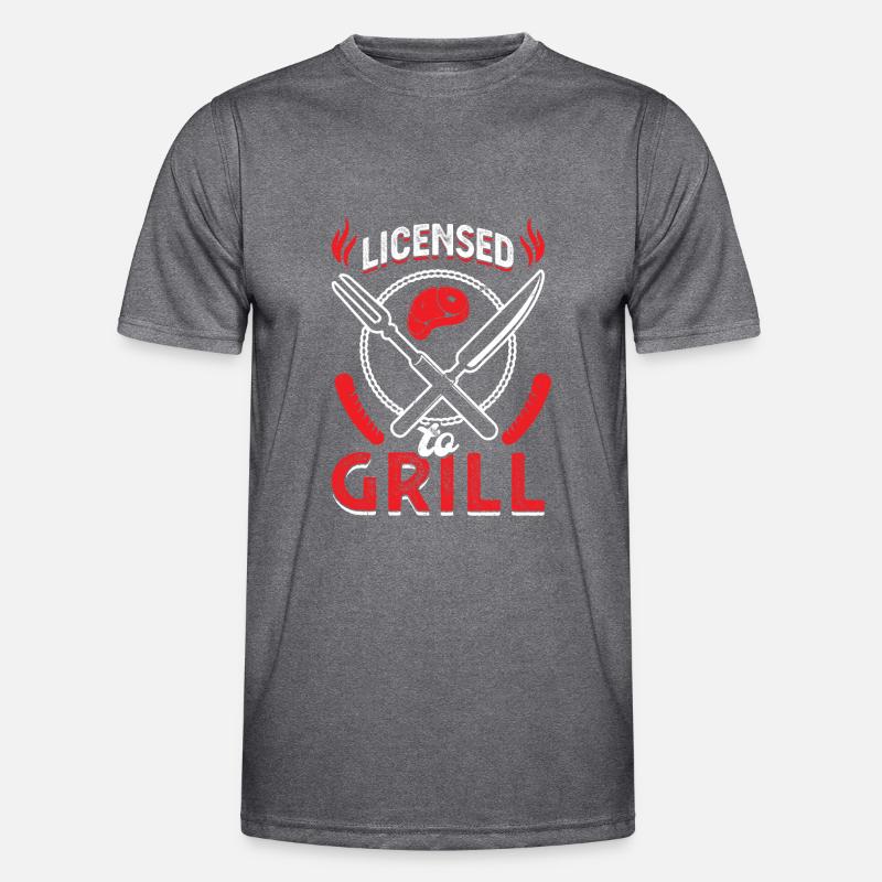 Licensed for grilling Men's Functional T-Shirt