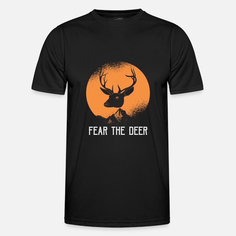 Hirsch Jäger - Men's Functional T-Shirt - black