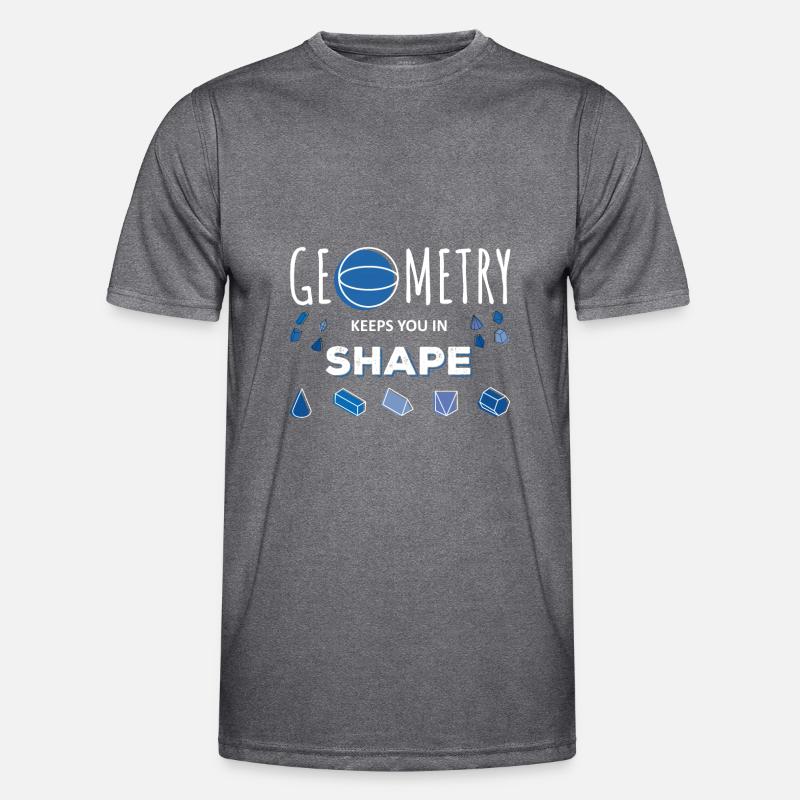 Geometry Saying Men's Functional T-Shirt
