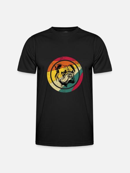 Bouledogue français - T-shirt sport Homme - noir