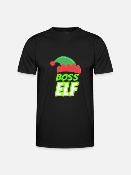 Elf Elf Cadeau - T-shirt sport Homme - noir