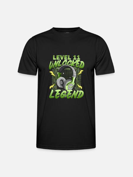 11th Birthday Gamer - Men's Functional T-Shirt - black