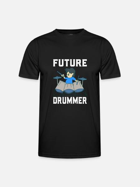 Drum Player - Men's Functional T-Shirt - black