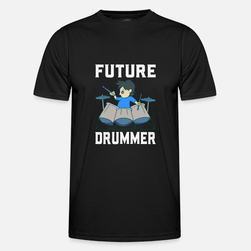 Drum Player - Men's Functional T-Shirt - black