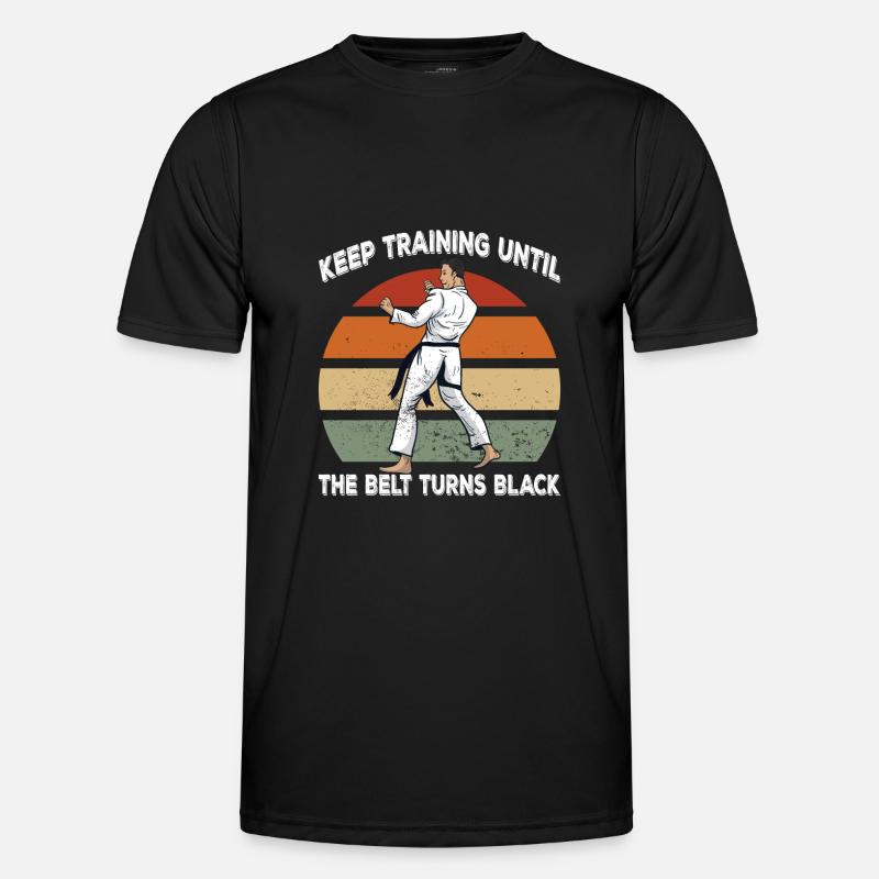 Black Belt Martial Arts - Men's Functional T-Shirt - black