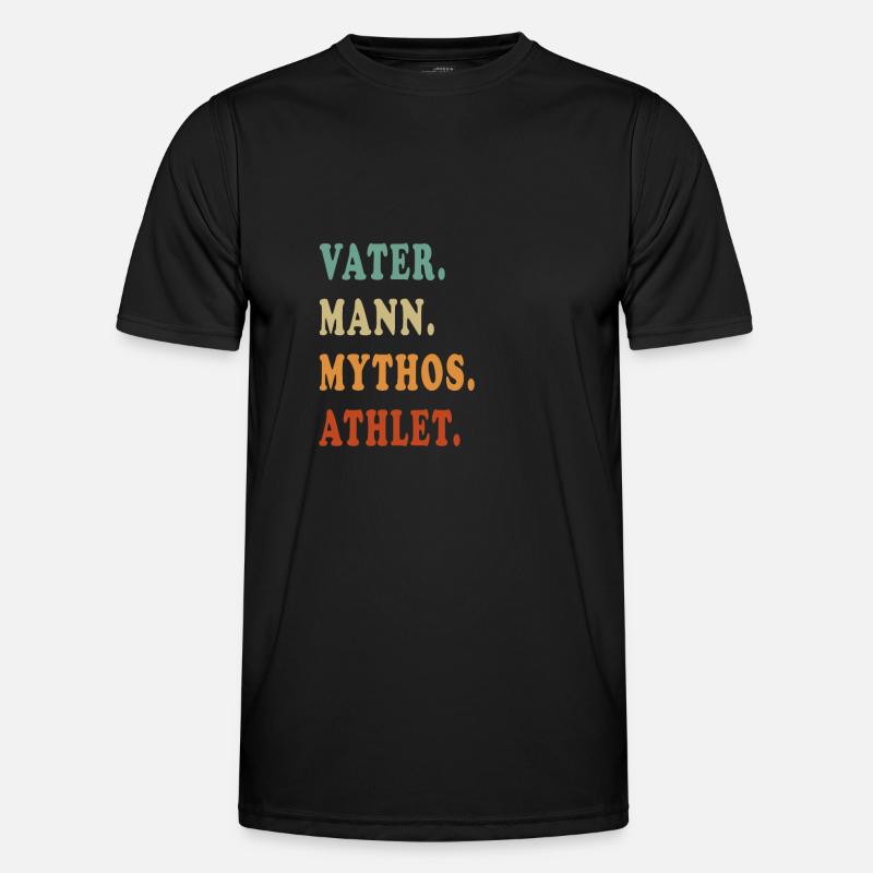 Athlet Vater Mythos Männer Funktions-T-Shirt