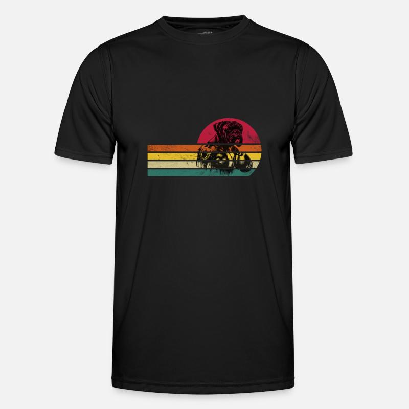 Boxer Dog - German Boxer - Men's Functional T-Shirt - black
