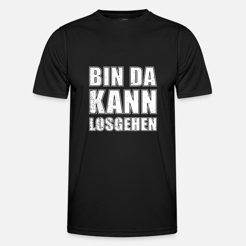 I'm ready to go - Men's Functional T-Shirt - black