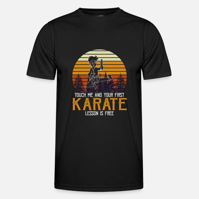 touch me and your first karate lesson is free Men's Functional T-Shirt