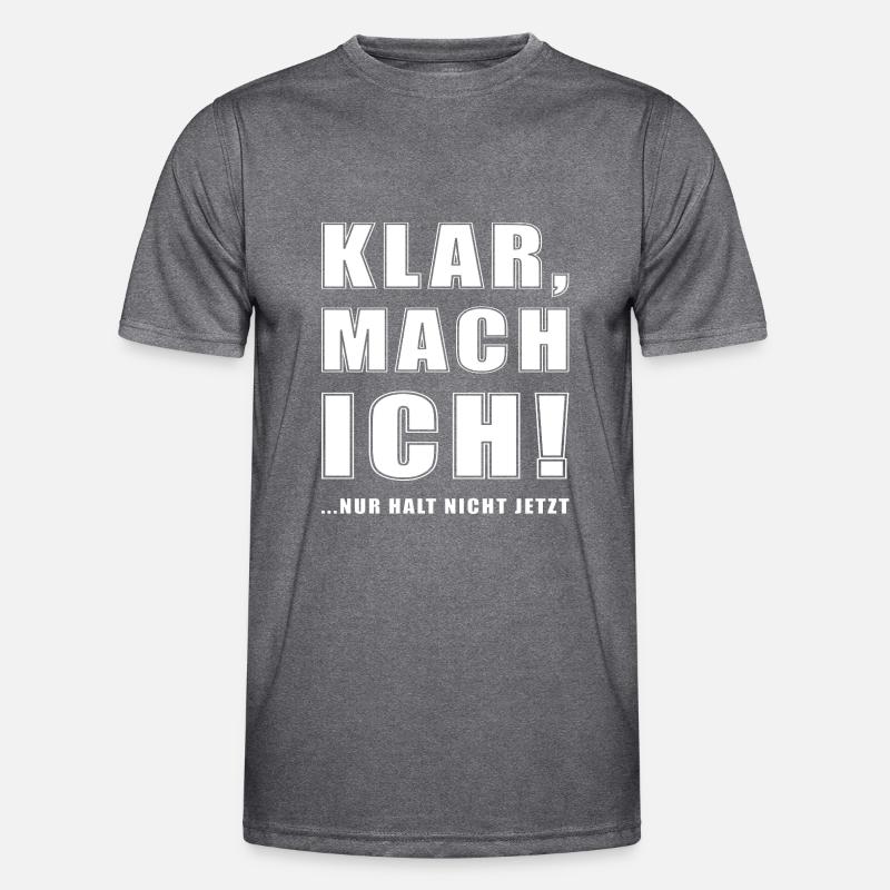 mach ich Männer Funktions-T-Shirt