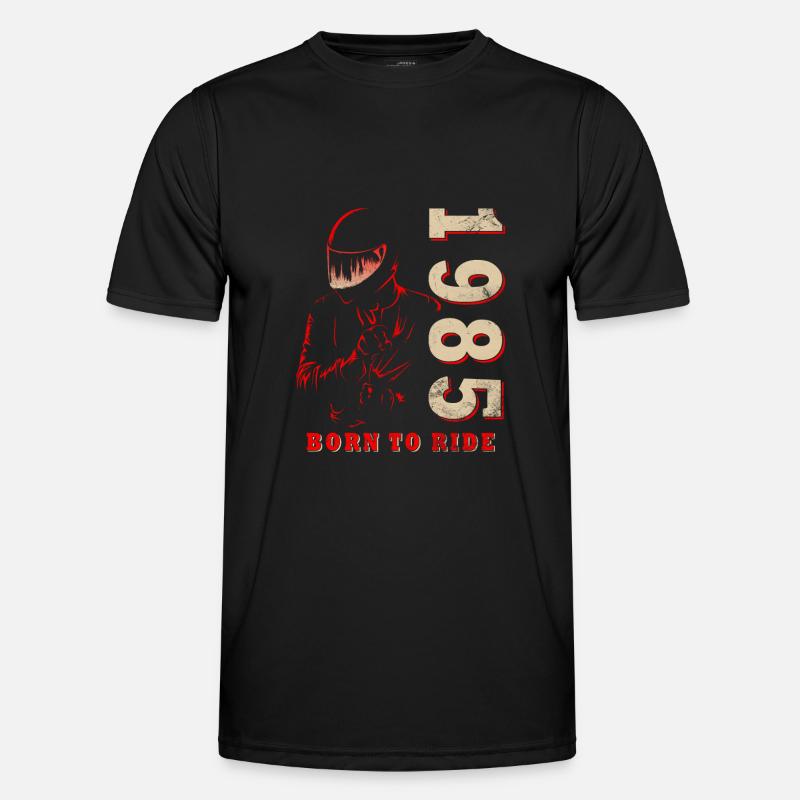 Biker legend since 1985 - Men's Functional T-Shirt - black