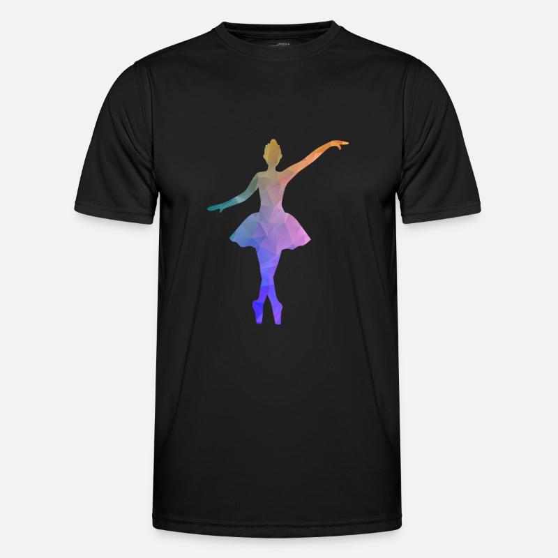 Ballet Dancing Dancer - Men's Functional T-Shirt - black
