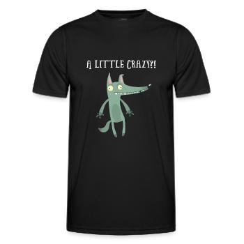 Arbeit Job Sprüche Arbeitstier Bürohumor Wölfe - Männer Funktions-T-Shirt - Schwarz - Vorne - AI Model Male 178 dark (178cm)