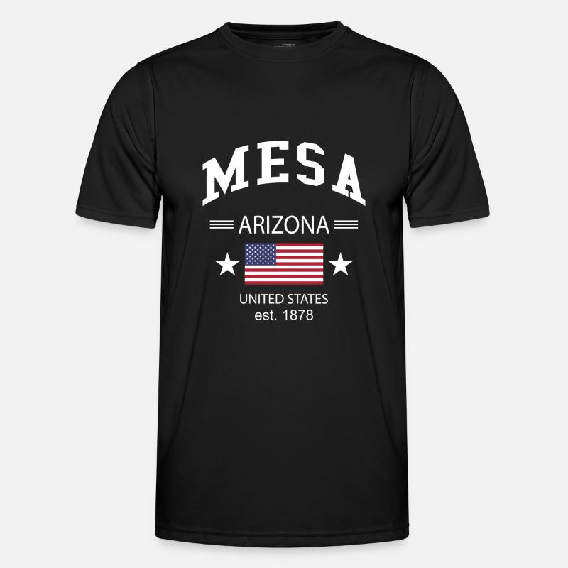 Mesa - Männer Funktions-T-Shirt - Schwarz