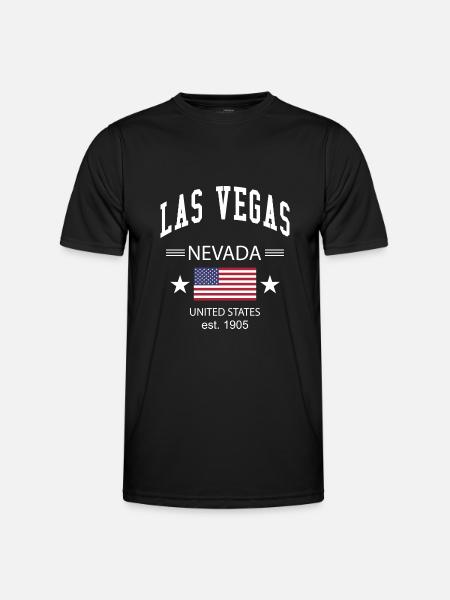 Las Vegas - T-shirt sport Homme - noir