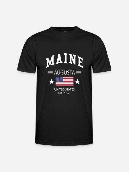 Maine - Men's Functional T-Shirt - black