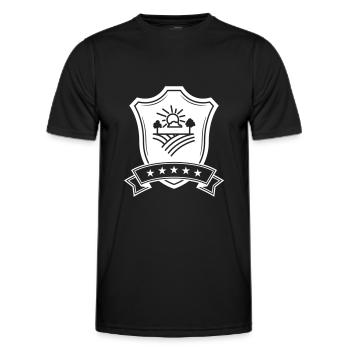 Farm Landwirt - Männer Funktions-T-Shirt - Schwarz - Vorne - AI Model Male 178 dark (178cm)